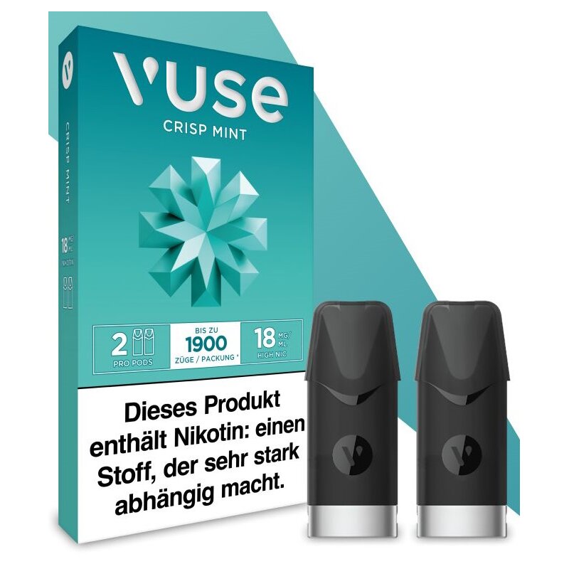 VUSE ePod Caps Crisp Mint Nic Salts 18mg/ml 2er