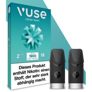 E-Kartusche VUSE Pod Crisp Mint 20mg 2 Caps