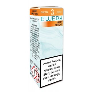 EWERK E-Liquid  Happy (Kirsche) 10ml