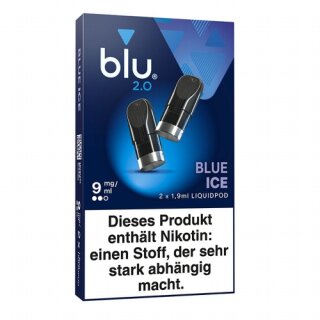 Blu 2.0 Podpack Blue Ice 9mg/ml 2er