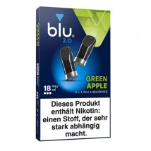 Blu 2.0 Podpack Green Apple 18mg/ml 2er