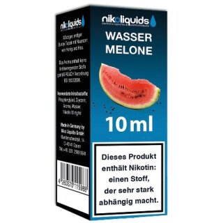 NIKOLIQUIDS E-Liquid Wassermelone 10ml