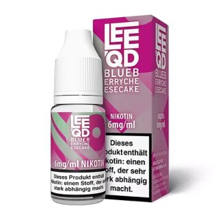 E-Liquid LEEQD Crazy Blueberry Cheesecake 6mg 50 PG / 50 VG
