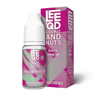 LEEQD E-Liquid Crazy Cookie and Nuts (Kekse, Nüsse) 0mg/ml 10ml