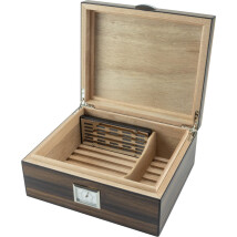 Humidor Holz Blatt-Dekor