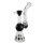 Bong Glas Black Leaf Raute 19cm