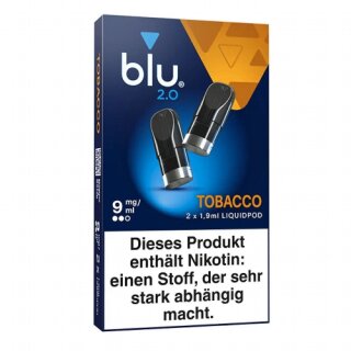 Blu 2.0 Podpack Tobacco 9mg/ml 2er