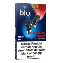 Blu 2.0 Podpack Strawberry Mint 18mg/ml 2er