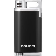 COLIBRI Feuerzeug Belmont II schwarz/chrom