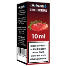 NIKOLIQUIDS E-Liquid Erdbeere 10ml