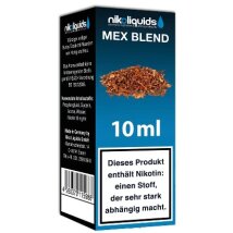 NIKOLIQUIDS E-Liquid Mex Blend 10ml