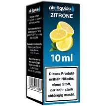 NIKOLIQUIDS E-Liquid Zitrone10ml