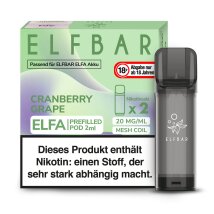 ELFBAR Elfa Liquidpod Cranberry Grape 20mg/ml 2er