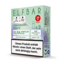 ELFBAR Elfa Liquidpod Cranberry Grape 20mg/ml 2er