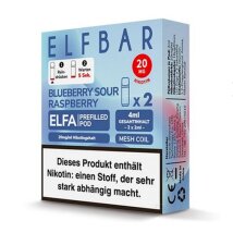 ELFBAR Elfa Liquidpod Blueberry Sour Raspberry 20mg/ml 2er