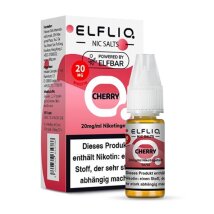 ELFBAR Elfliq Liquid Nic Salts Cherry 10ml 20mg/ml