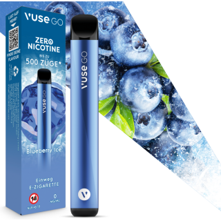E-Zigarette VUSE Go 1000 (Pen) Einweg Blueberry Ice 0mg