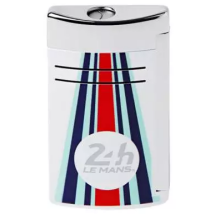 St.Dupont Feuerzeug Slim7 Le Mans weiß/chrom 027788