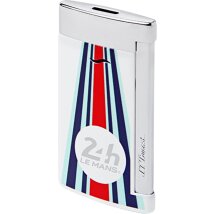 St.Dupont Feuerzeug Slim7 Le Mans weiß/chrom