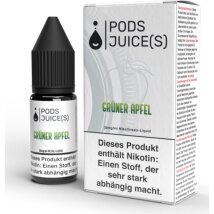 Pods Juice(s) Nikotinsalz Liquid Grüner Apfel...