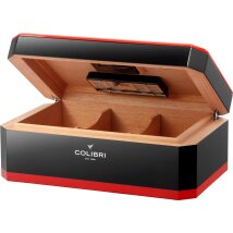 Colibri Humidor Rally schwarz/rot