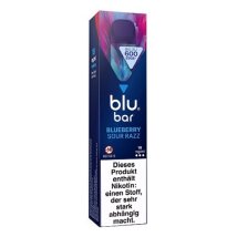 BLU BAR Einweg E-Shisha Blueberry Sour Razz 18mg/ml