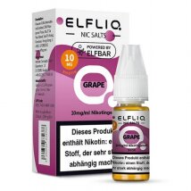 ELFBAR Elfliq Liquid Nic Salts Grape 10ml 10mg/ml