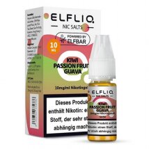 ELFBAR Elfliq Liquid Nic Salts Kiwi Passion Fruit Guava...