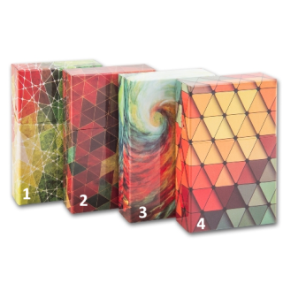 Zigarettenbox Metall Modern Art Motiv 4