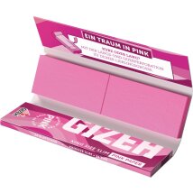 GIZEH PINK King Size Slim + Tips 26x34 Bl.