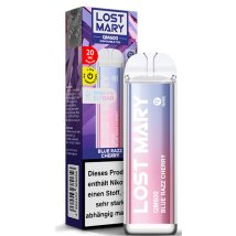 ELFBAR E-Shisha Lost Mary QM600 Blue Razz Cherry 20mg/ml