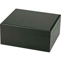 Humidor-Set schwarz matt für ca. 40 Zigarren