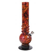 Bong Acryl Graffiti rot 26cm