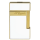St.Dupont Feuerzeug Slimmy Weisslack Gold 028004