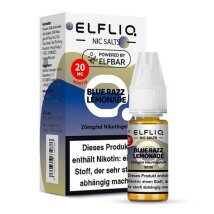 ELFBAR Elfliq Liquid Nic Salts Blue Razz Lemonade 10ml...