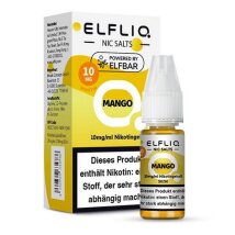 ELFBAR Elfliq Liquid Nic Salts Mango 10ml 10mg/ml