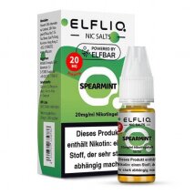 ELFBAR Elfliq Liquid Nic Salts Spearmint 10ml 20mg/ml