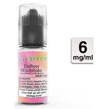 E-Liquid EGO GREEN Erdbeer Milchshake 6 mg
