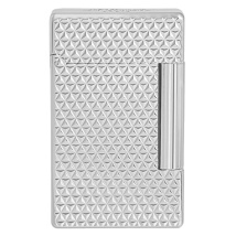 St.Dupont Feuerzeug Initial Quadrate silberfarben 020820