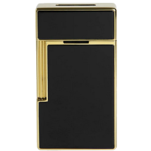 ST.DUPONT Feuerzeug Biggy Schwarzlack/Gold 025002