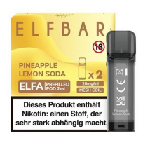 ELFBAR Elfa Liquidpod Pineapple Lemon Soda 20mg/ml 2er