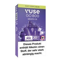 VUSE GO 800 Einweg E-Shisha Grape Ice 20mg