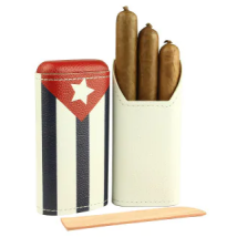 ADORINI Cigarrenetui Kubanische Flagge 3er