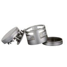 Grinder Metall grau 4-tlg.