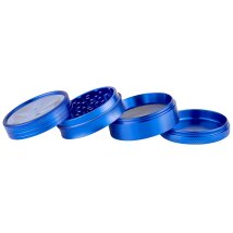 Grinder Hanfblatt blau 4-tlg.