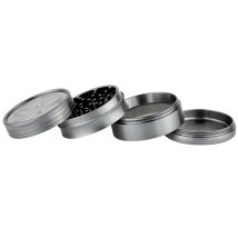 Grinder Hanfblatt grau 4-tlg.