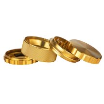 Grinder Metall goldfarben 4-tlg.