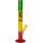 Bong Glas Rasta bunt 35cm