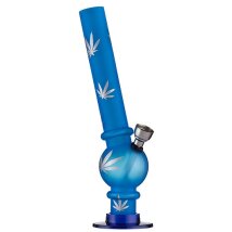 Bong Acryl Hanf blau 20cm