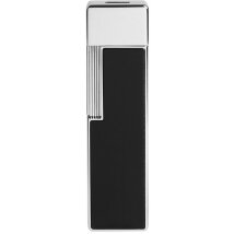 St.Dupont Feuerzeug Twiggy schwarz/chrom 030001